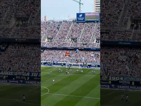 La primera mitad del Málaga vs. Racing de Santander