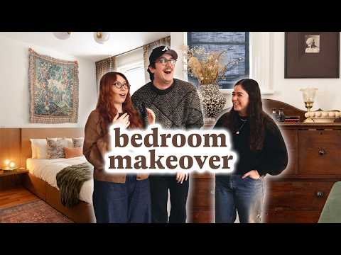 Cozy, Eclectic Bedroom Makeover with Vintage Finds!