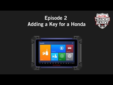 Autel IM608 Pro - Get a new car key for a Honda