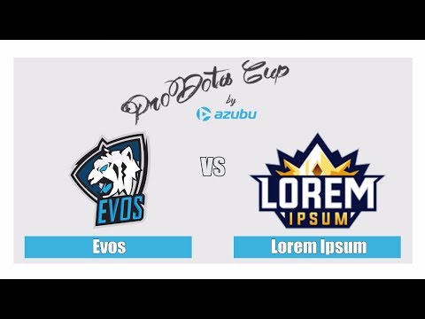 Evos vs Lorem Ipsum Game3- ProDota Cup Sea #9