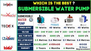 🌊Top Submersible Water Pumps in India 2024⛲amiciTools vs Axmon vs Elove