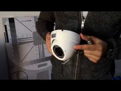 Camera supraveghere video tip Dome varifocala 4-9 mm Sony 700 tvl cu 24 led IR medii