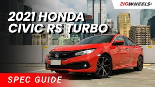 2021 Honda Civic RS Turbo Spec Guide | Zigwheels.Ph