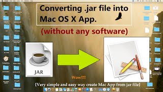 Converting a .jar into a Mac OS X app | Easy way to create Mac App from jar
