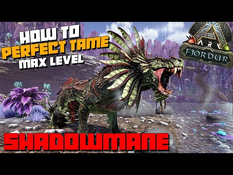 ARK: Fjordur | SHADOWMANE | How To Trap & PERFECT Tame Max Level On 1x TAMING & Spawn Location!