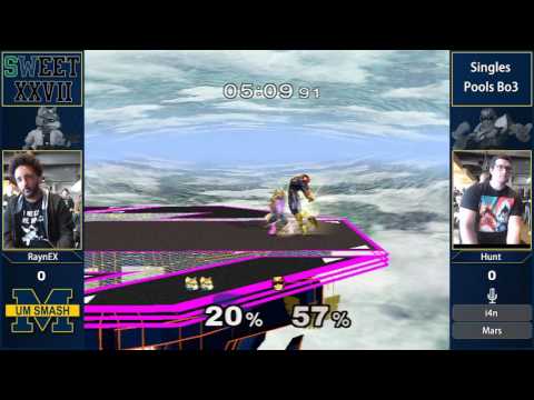 SWEET 27 - RaynEX (Fox) vs Hunt (Falcon) - SSBM Pools