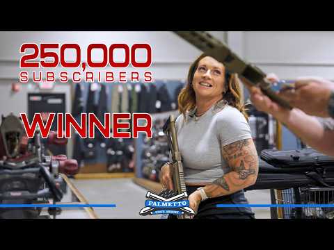 She WON our 250,000 Subscriber Event! What did she get? | Palmetto State Armory