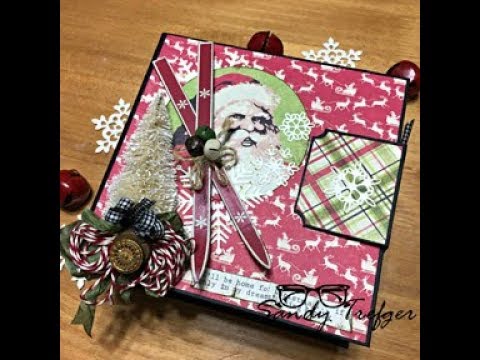 Nostalgia Popup Christmas Album Tutorial Video 9