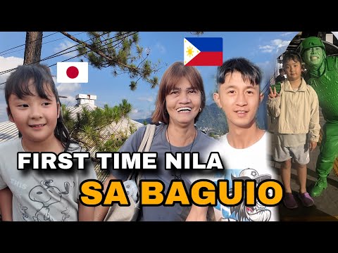 FIRST TIME AT REAKSIYON NILA SA BAGUIO CITY | PAMILYA DITO SA PINAS | filipino Japanese Family