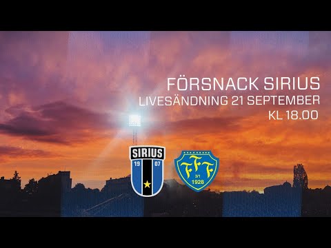 Försnack Sirius! IK Sirius - Falkenbergs FF