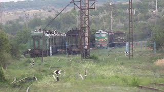 Кладбище тепловозов 3ТЭ10М - б/з Кэинарь / 3TE10M locomotive cemetery - Cainary stock base