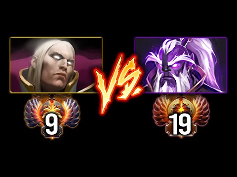 Rank 9 IG.Emo Invoker vs Rank 19 Void Spirit Mid | Epic Combo Chrono + Cataclysm | Dota 2 Invoker
