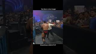 Download lagu The Rock vs Kurt Angle SmackDown 2000 07 27 #wwewrestler #wwe mp3