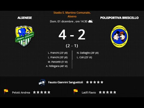 Alsenese VS Brescello 4 - 2