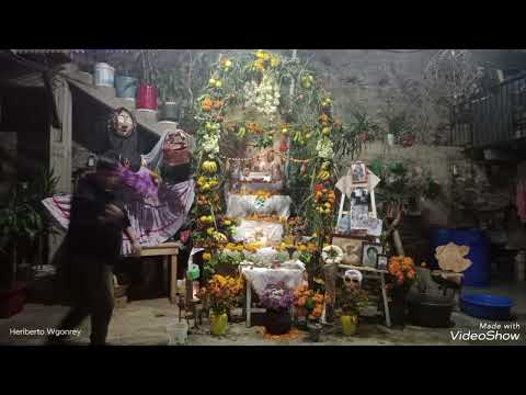 Ofrenda Tecoalteca! San Jerónimo Tecoatl Oaxaca, Todos los Santos, Fieles difuntos! familia GONREY