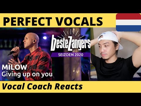 Milow - Giving up on you | Beste Zangers Vocal Coach Reaction