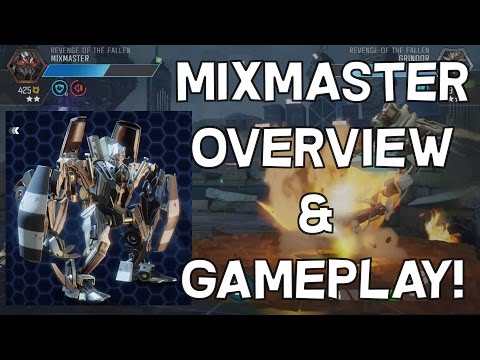 Mixmaster Overview & Gameplay - Transformers: Forged To Fight