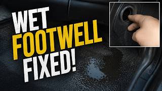 How to Fix Wet Footwell Carpet Water Leak in a Porsche Cayenne