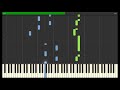 Two trees (Ludovico Einaudi) - Synthesia piano tutorial [High quality audio]