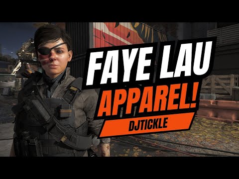 NEW FAYE LAU UNIFORM WITH ONE STRAP BACKPACK! #TheDivision2