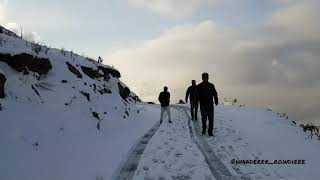 preview picture of video 'Time Lapse  || Road trip to Parashar lake || Fresh snowfall 23Jan2018 || Sarkaghat boys'