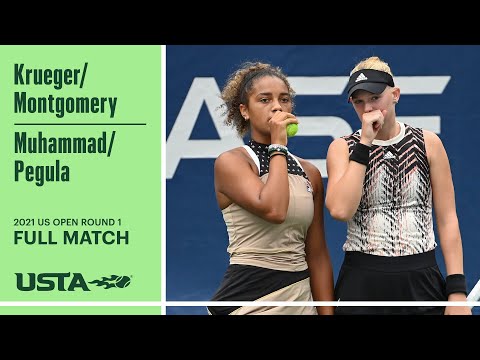 Krueger/Montgomery vs Muhammad/Pegula Full Match | 2021 US Open Round 1