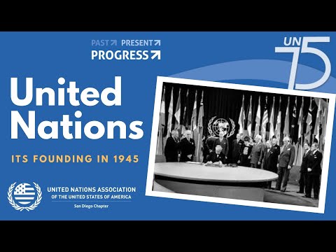 Historic Re-Enactment of the Signing of the United Nations Charter | June 26 1945