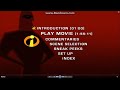 Opening To Incredibles Widscreen Edition 2005 DVD Reversed Version