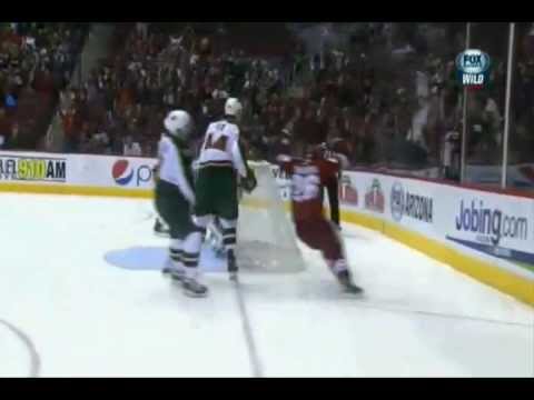 Keith Yandle's Odd Goal (February 28 2013)