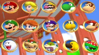 Mario Power Tennis - All Characters