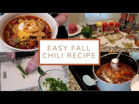 Easy Fall Chili Recipe