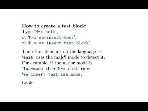 EmacsConf 2021: Test blocks - Eduardo Ochs
