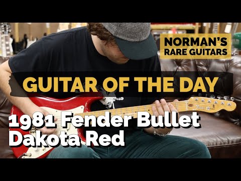 Fender Bullet S-1 with Rosewood Fretboard Vintage Original Production USA Fullerton Made Dakota Red 1981 - 1982 Red image 14