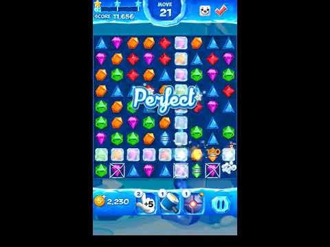 Jewel Pop Mania:Match 3 Puzzle Level 104 ( Ice Cream Town Episode ) - Walkthrough ( No Booster )