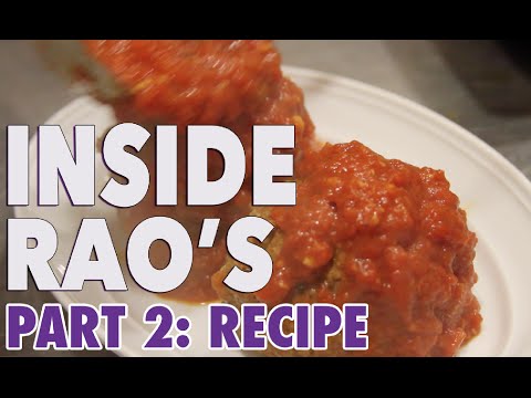 Inside Rao's: Meatball Recipe (Part 2)