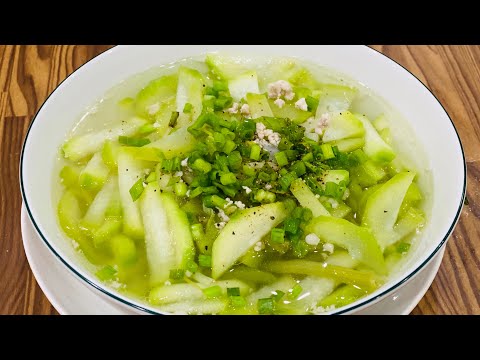 Canh bí xanh