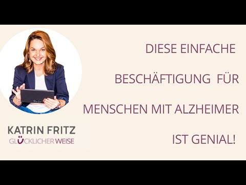 Diese einfache Beschäftigung für Menschen mit Alzheimer ist genial! Lasst uns übers Altwerden reden.