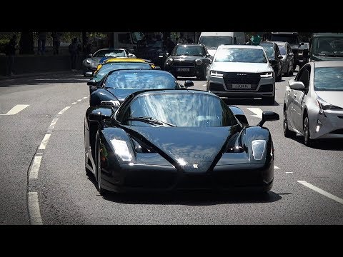 Ferrari Enzo - Cold Start, Combos and Loud Acceleration Sounds!!!
