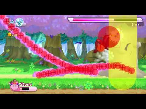 Kirby, A perfectly normal whispy woods fight (sound warning).