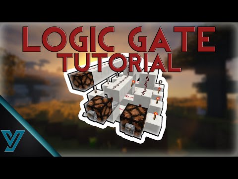 Minecraft Redstone Logic Gate Tutorial