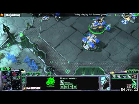 dalton3 SC2 - Multiplayer vs 3 Masters en 1v1