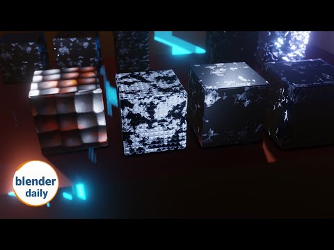 Project SciFi Reactor: Randomize materials [3/9] | Blender Geonodes Daily, tip 97