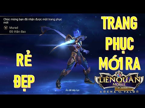 Trang phục mới ra mắt: Murad đồ thần đao siêu rẻ mà lại chất Liên quân mobile