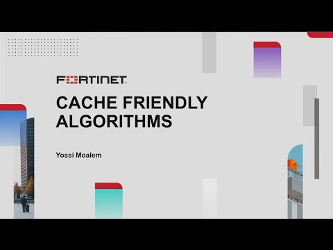 Cache friendly algorithm