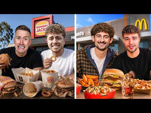 British Man Tries Australian Fast Food (ft. ItalianBach, ArthurTV, ChrisMD)