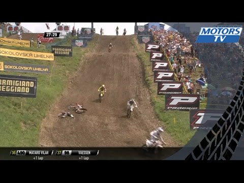 Pauls Jonass big crash MXGP of Czech Republic