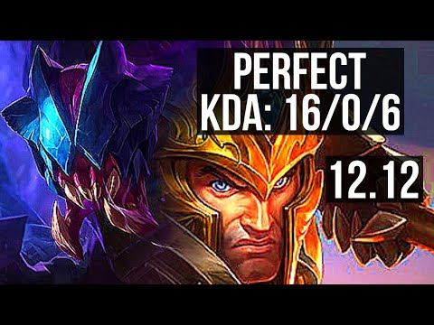 REK'SAI vs JARVAN IV (JNG) | 16/0/6, Quadra, Legendary | NA Master | 12.12