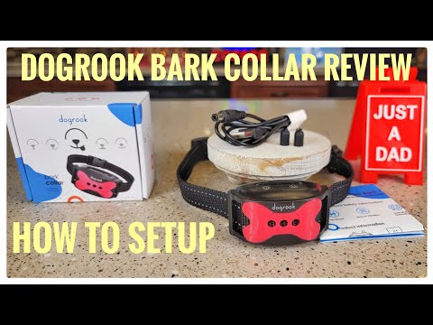 DogRook Bark Collar Beep & Vibration Only  How To Setup & Adjsut