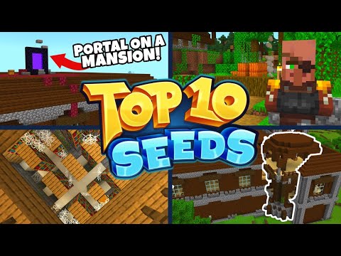 TOP 10 BEST NEW SEEDS For Minecraft 1.16 Bedrock Edition! (Pocket Edition, Xbox, PS4, Switch & W10)
