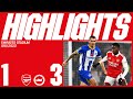 HIGHLIGHTS Arsenal Vs Brighton Hove Albion 1 3 Eddie Nketiah Scores In Carabao Cup Defeat